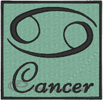 Cancer #2 Embroidery Design