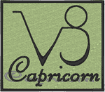 Capricorn #2 Embroidery Design