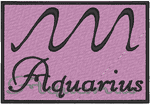 Aquarius #2 Embroidery Design