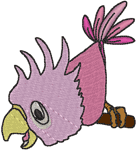 Baby Cockatoo Embroidery Design