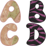 Applique Alphabet & Numbers Embroidery Design