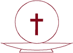 Redwork Communion Symbol Embroidery Design