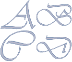 Vivaldi Script Alphabet Embroidery Design