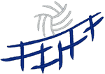 Volleyball Team Logo #1 Embroidery Design