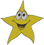Little Twinkle Star 1 Embroidery Design