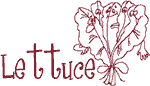 Redwork Madcap Cookery: Lettuce Embroidery Design
