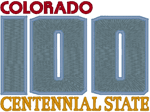 Colorado: The Centennial State Embroidery Design