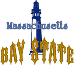 Massachusetts: The Bay State Embroidery Design
