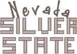 Nevada: The Silver State Embroidery Design