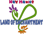 New Mexico: The Land of Enchantment State Embroidery Design