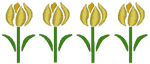 Little Tulip Border Embroidery Design