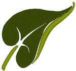 Single Leaf #1 Embroidery Design