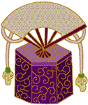 Japanese Fan 4 Embroidery Design