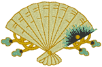 Japanese Fan 1 Embroidery Design