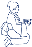 Machine Embroidery Design: Oriental Lady Silhouette 7 Design