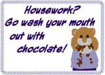 Housework/Chocolate Embroidery Design