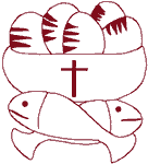 Machine Embroidery Design: Redwork Bread & Fish