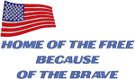Home of the Free #1 Embroidery Design