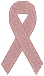 Awareness Ribbon: Solid Color Embroidery Design