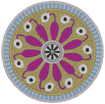 Native American Rosette 5 Embroidery Design