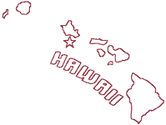 Machine Embroidery Designs: Redwork Hawaii