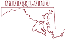 Machine Embroidery Designs: Redwork Maryland
