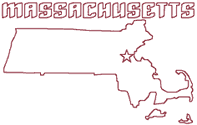 Machine Embroidery Designs: Redwork Massachusetts