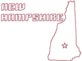 Machine Embroidery Designs: Redwork New Hampshire