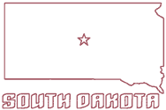 Machine Embroidery Designs: Redwork South Dakota