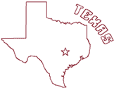 Machine Embroidery Designs: Redwork Texas