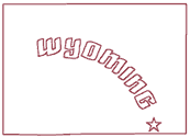 Machine Embroidery Designs: Redwork Wyoming