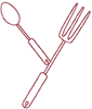 Machine Embroidery Designs: Redwork Silverware Utensil Alphabet Y