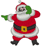 Machine Embroidery Designs: Tiny Santa 1