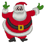 Machine Embroidery Designs: Tiny Santa 6