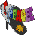 Machine Embroidery Designs: Delivering Peace Design