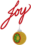 Machine Embroidery Designs: Christmas Joy Design