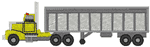 Big Rig Grain Semi Embroidery Design