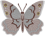Platinum Ice Butterfly Embroidery Design