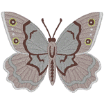 Late Summer Butterflies Embroidery Design