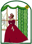 Flowers of the South: Miss Iris Embroidery Design