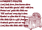 A Parent's Prayer Embroidery Design