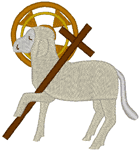 Christian Machine Embroidery Designs: Agnus Dei: Lamb of God