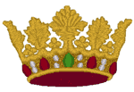 Crown with Jewels #1 Embroidery Design