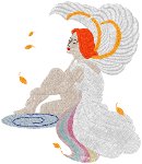 Angel of Dreams Embroidery Design