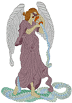 Angel of Life Embroidery Design