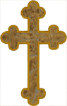 Machine Embroidery Design: Budded Cross Applique