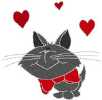 Little Luv Kitty Embroidery Design