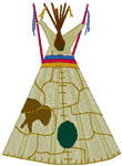 Native American TeePee Embroidery Design