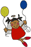 Machine Embroidery Designs: Party Angels 1