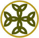 Carolingian Cross Embroidery Design